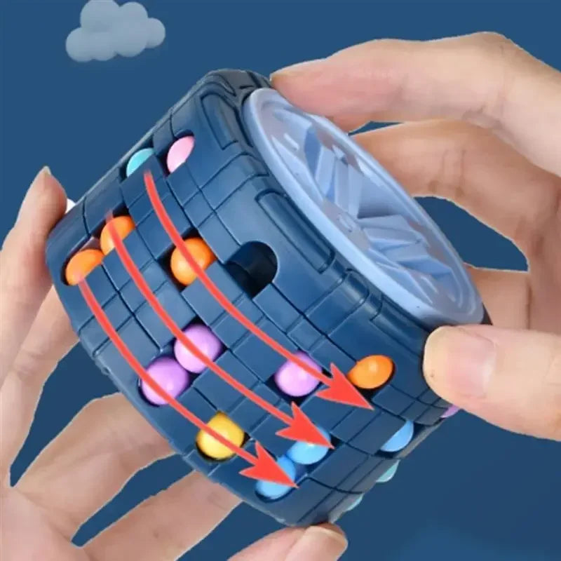 3D Cylinder Rotational Toy